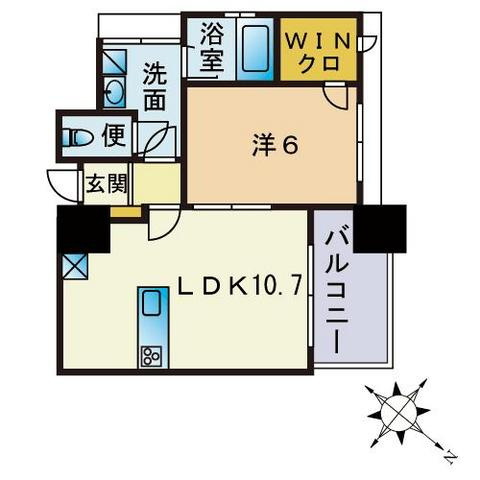 【間取り】 | フォルツァ　リンクス　博多 | 間取