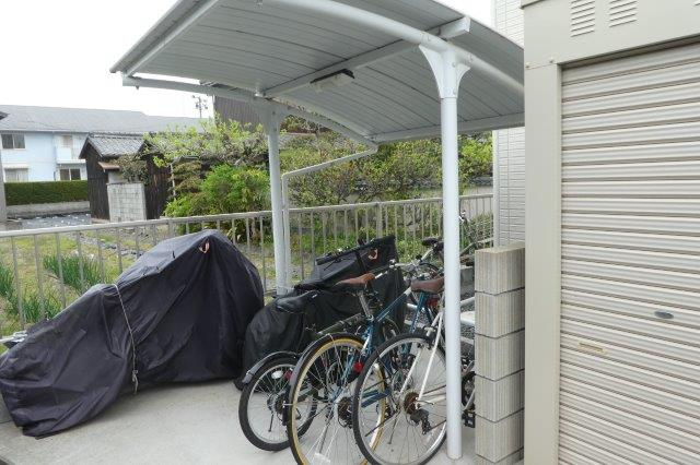 倉敷市老松町１丁目のアパートのその他共用部分|駐輪場
