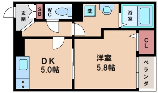 【間取り】 | エレガントヒルズ1号館