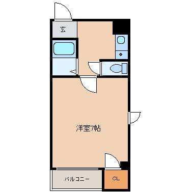 【間取り】 | タカノハイム天神橋