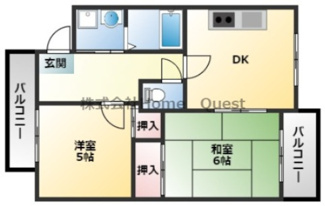 【間取り】 | リバーヒル八尾