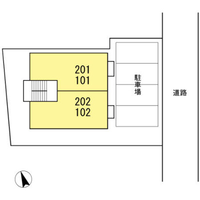 【区画図】 | セジュールモンピⅡ