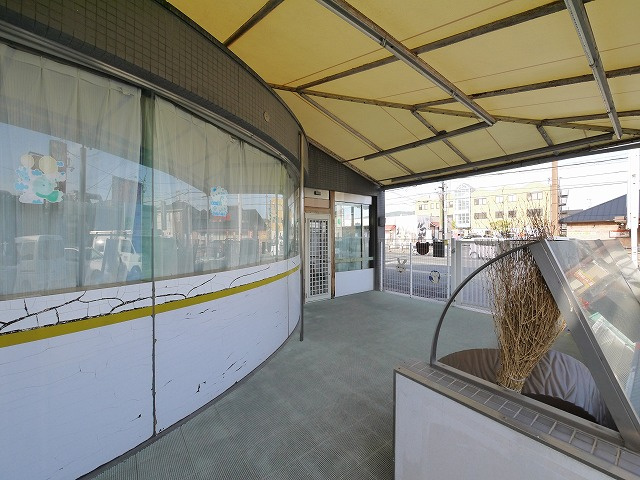 神殿町店舗の外観パース