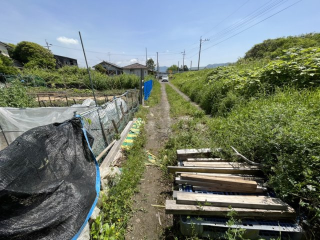 植柳新町土地の前面道路含む現地写真