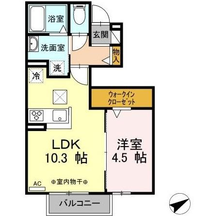 【間取り】 | Ｄ－ｒｏｏｍ光ヶ丘