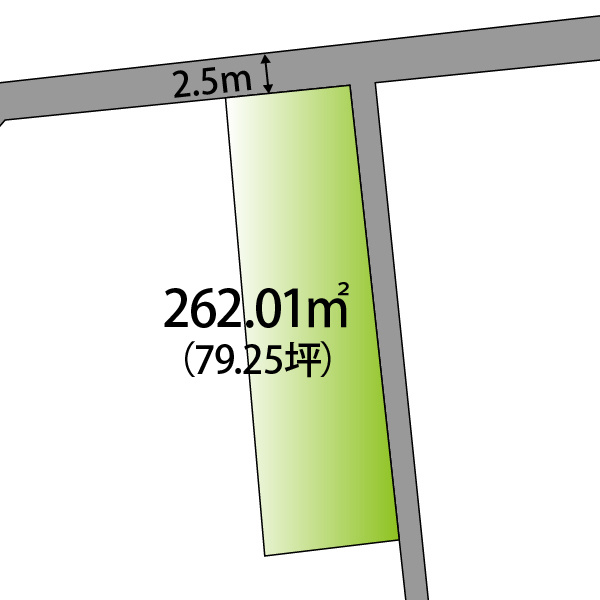 和歌山市手平4丁目・土地・124218の区画図