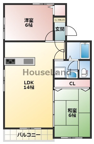 グリーンリーフ梶取の間取り