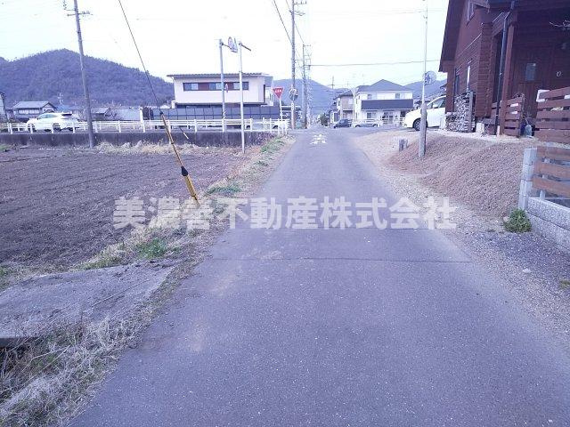 ５８４９９　岐阜市水海道土地の前面道路含む現地写真