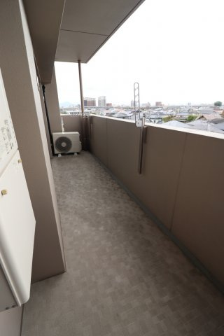 サムティ西熊本のバルコニー