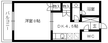 翠水コート【キャッシュバック対象物件】の間取り