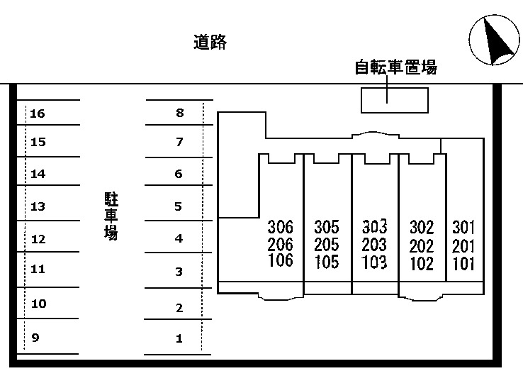 ラッフィナートの区画図