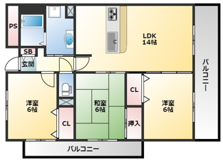 【間取り】 | エオリアンハープ
