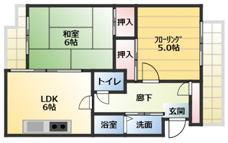 【間取り】 | リバーヒル八尾