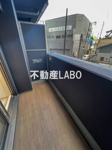 エステムコートディアシティWESTのバルコニー
