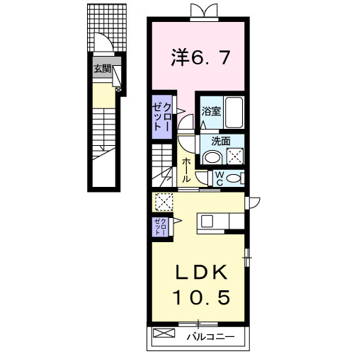 2F間取り