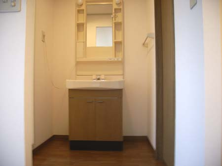 ロイヤルライフ21の洗面所|明るい洗面所です