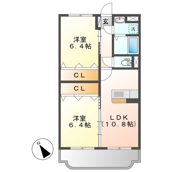 ファミーユSWの間取り