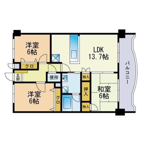 【間取り】 | アネックスシティ板付