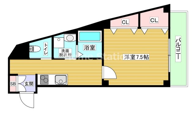 【間取り】 | リーブル福島Ⅱ