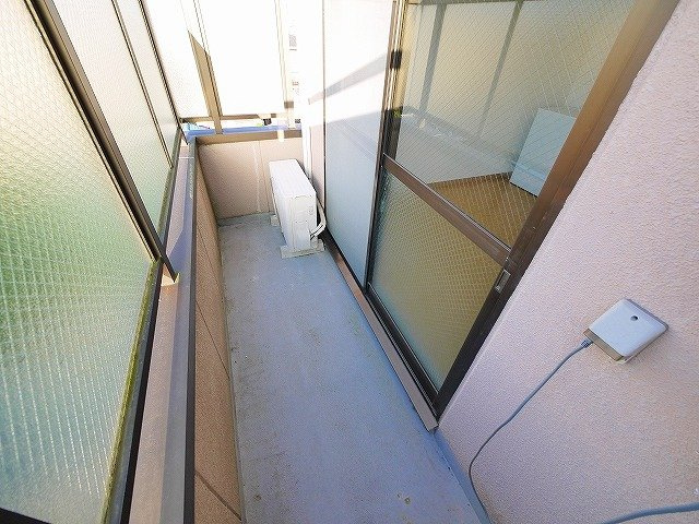 コーポ諏訪西大寺のバルコニー|バルコニー付きです