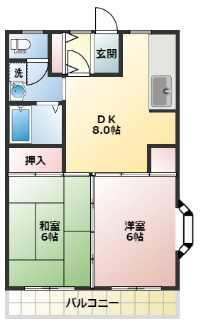 グリーンタウン市川の間取り