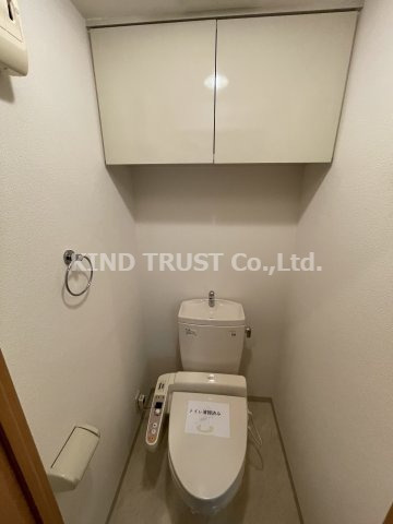 ジュネーゼ梅田北プラウディアのトイレ|コンパクトで使いやすいトイレです