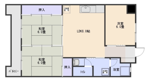 【間取り】 | ヴィアトール城戸