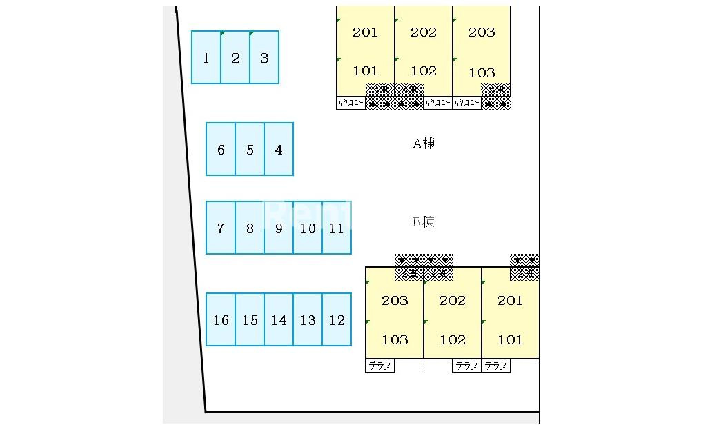 クウ・ラブＡの駐車場|駐車場