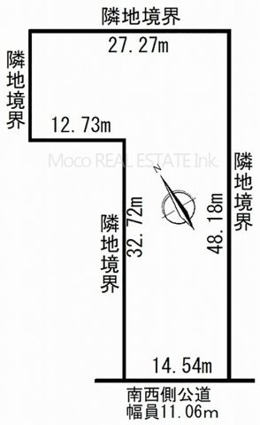 【土地図】 | 北見市田端町土地
