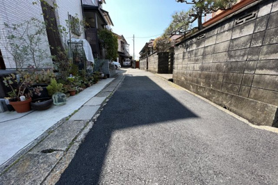 【前面道路含む現地写真】 | 宇治市木幡陣ノ内　中古戸建