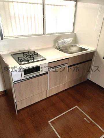 枚方市高野道１丁目の一戸建てのキッチン|お料理しやすいキッチンです