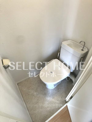 【トイレ】 | コーポ清水 | シンプルで使いやすいトイレです