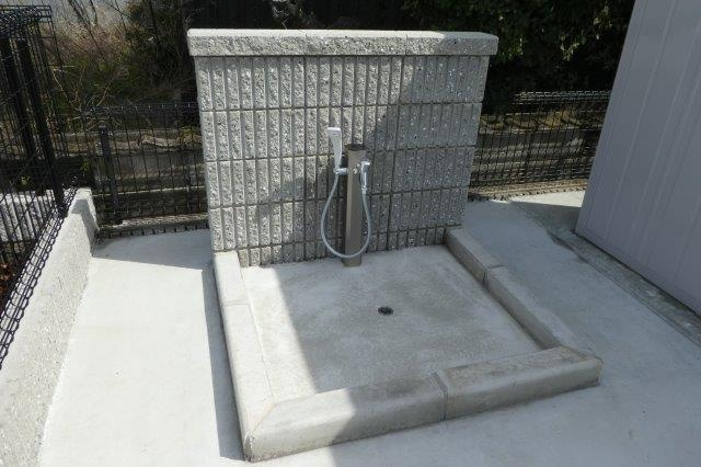 倉敷市真備町箭田のアパートのその他共用部分|ペット用足洗い場