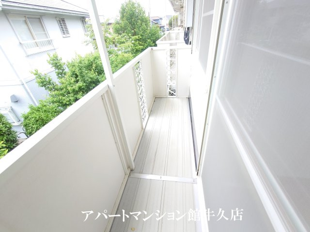 グリーンリッチヒルズＤのバルコニー