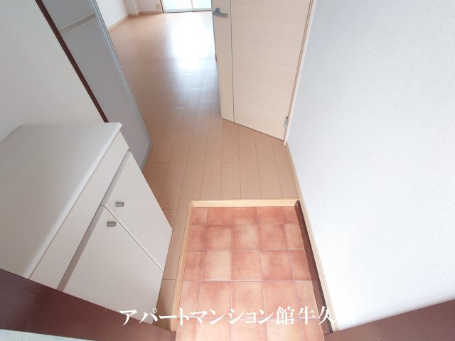 グリーンリッチヒルズＤの玄関