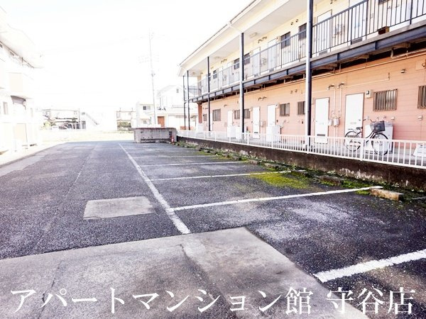 カーサ水海道の駐車場