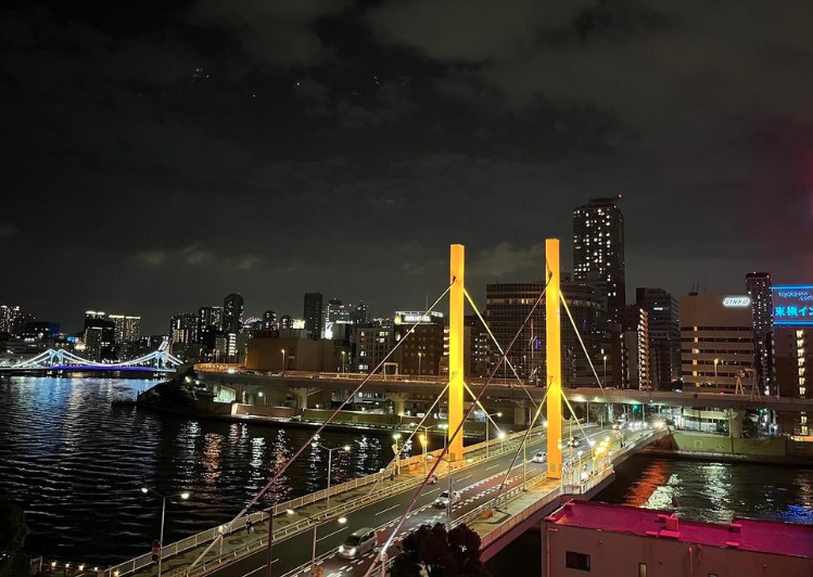 新大橋永谷マンション　７階の展望