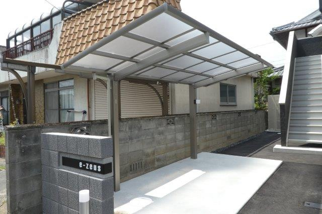総社市井手のアパートのその他共用部分|自転車置き場