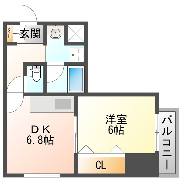 今川マンションの間取り