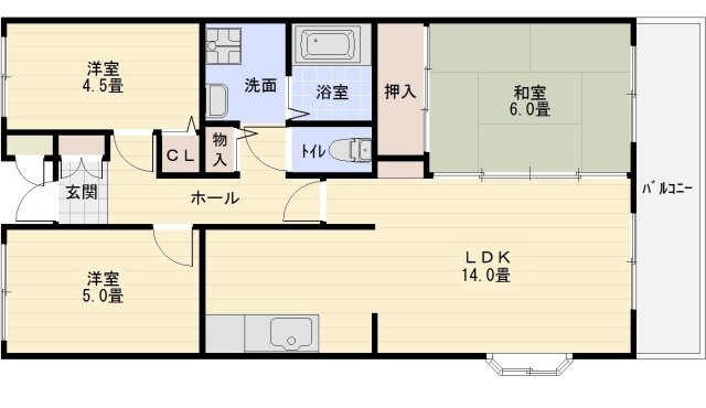 ビューテラスミウラの間取り|ビューテラスミウラ