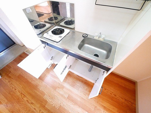 セジュール筒井のキッチン|きれいなキッチンです