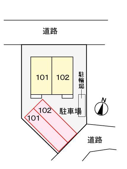 アラモード・ドゥの区画図