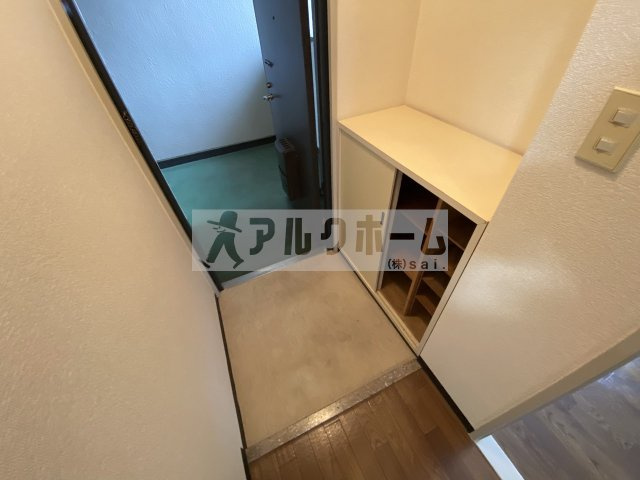 グランドール法善寺の玄関|グランドール法善寺　玄関　靴箱　シューズボックス