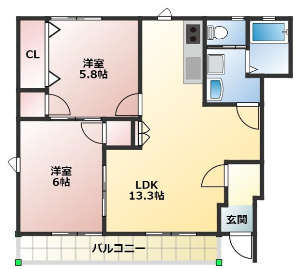 【間取り】 | セントレアハイツナカムラ