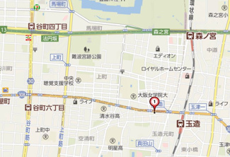 【地図】 | セイワパレス天王寺真田山