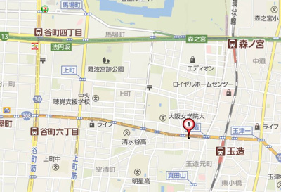 【地図】 | セイワパレス天王寺真田山