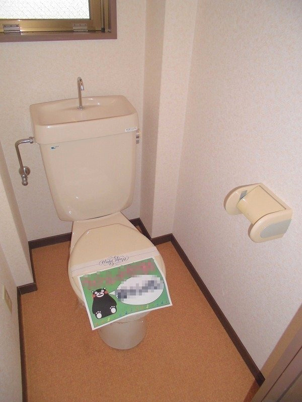 熊本市南区江越１丁目の賃貸マンションのトイレ