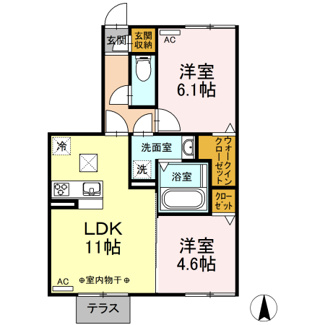 【間取り】 | ルミエール廻間