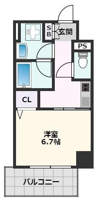 【間取り】 | レジリエント江坂穂波町