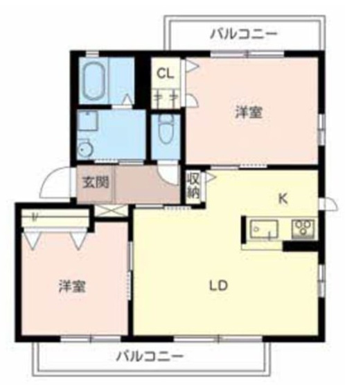 【間取り】 | アナスタシア片蔵 A棟